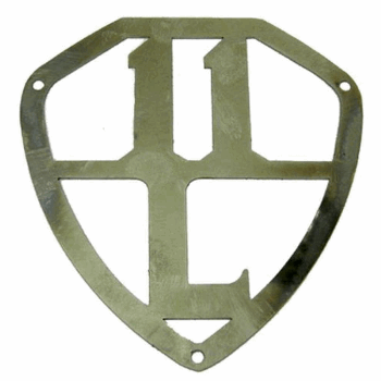 EMBLEEM KOFFERKLEP RVS EMBLEEM KOFFERKLEP RVS