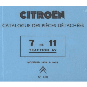 ONDERDELEN BOEK 7/11CV ONDERDELEN BOEK 7/11CV