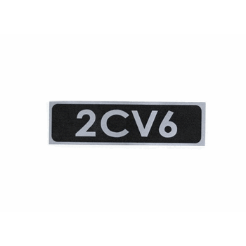 STICKER 2CV6 STICKER 2CV6
